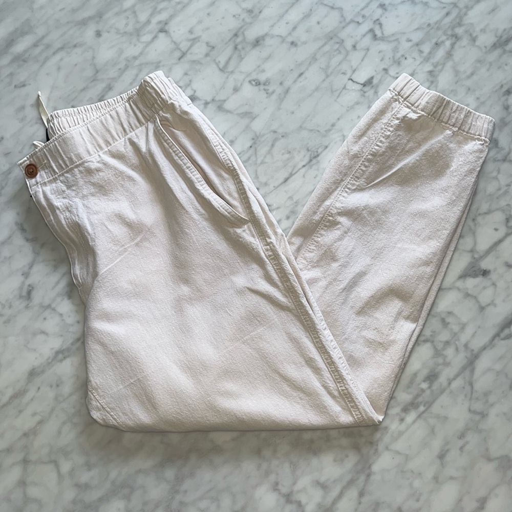 J. Crew Factory Linen Blend Joggers